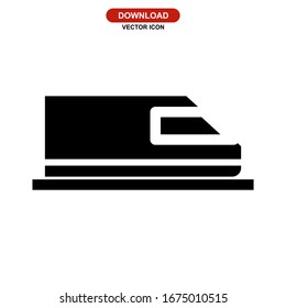 train icon or logo isolated sign symbol vector illustration - high quality black style vector icons
