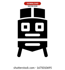 train icon or logo isolated sign symbol vector illustration - high quality black style vector icons

