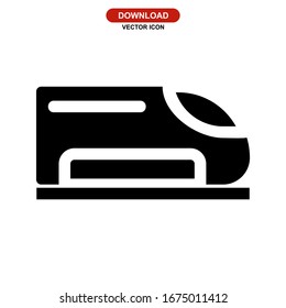 train icon or logo isolated sign symbol vector illustration - high quality black style vector icons
