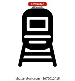 train icon or logo isolated sign symbol vector illustration - high quality black style vector icons
