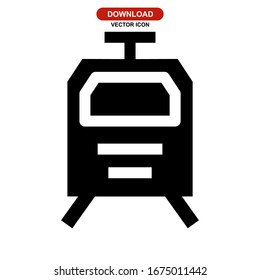 train icon or logo isolated sign symbol vector illustration - high quality black style vector icons
