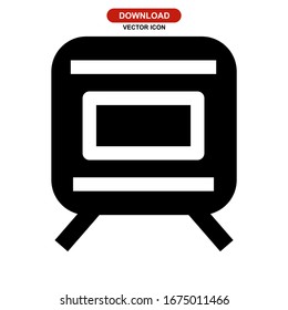 train icon or logo isolated sign symbol vector illustration - high quality black style vector icons
