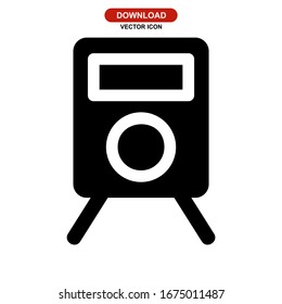 train icon or logo isolated sign symbol vector illustration - high quality black style vector icons
