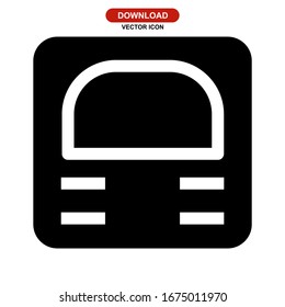 train icon or logo isolated sign symbol vector illustration - high quality black style vector icons
