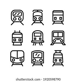 train icon or logo isolated sign symbol vector illustration - Collection of high quality black style vector icons
