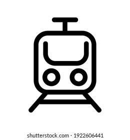 icono de tren o logotipo símbolo de señas aislado ilustración vectorial de alta calidad estilo negro iconos vectoriales
