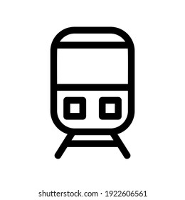 Zugsymbol oder Logo einzeln auf Zeichen, Vektorgrafik - hochwertige Vektorsymbole in schwarzem Stil

