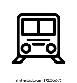 icono de tren o logotipo símbolo de señas aislado ilustración vectorial de alta calidad estilo negro iconos vectoriales
