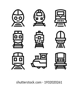 train icon or logo isolated sign symbol vector illustration - Collection of high quality black style vector icons

