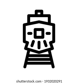 train icon or logo isolated sign symbol vector illustration - high quality black style vector icons
