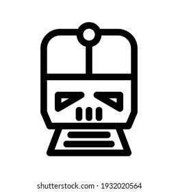 icono de tren o logotipo símbolo de señas aislado ilustración vectorial de alta calidad estilo negro iconos vectoriales

