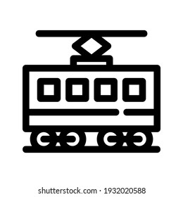 icono de tren o logotipo símbolo de señas aislado ilustración vectorial de alta calidad estilo negro iconos vectoriales
