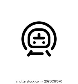 train icon or logo isolated sign symbol vector illustration quality black style vector icons
Train icon vector, Modern Transportation sign Isolated on white background. 