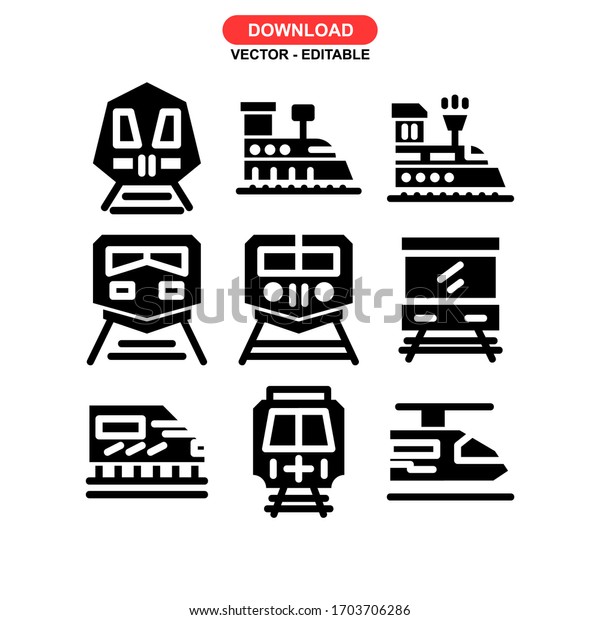 train icon or\
logo isolated sign symbol vector illustration - Collection of high\
quality black style vector\
icons\
