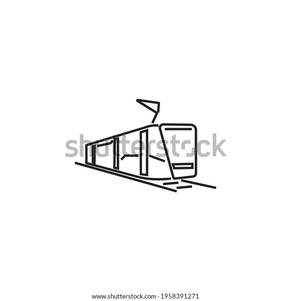 train icon or logo isolated sign symbol\
vector illustration