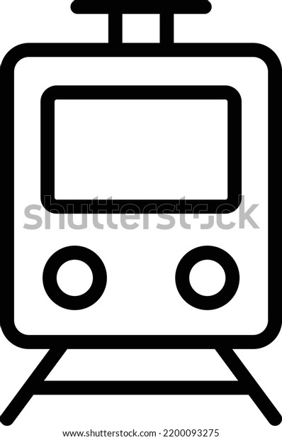 Train icon, logo or\
symbol