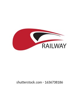 train icon logo vector design