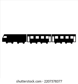 Train Icon Logo Vector Illustration. Icon-Set. Suitable for Web Design, Logo, Application.