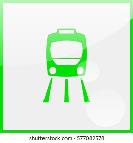 Train icon. Metro simbol.