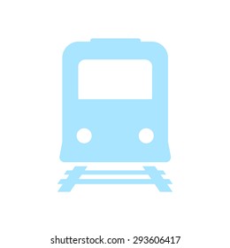 Train icon. Metro simbol. Railway station sign.