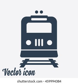 Train icon. Metro simbol. Railway station sign.