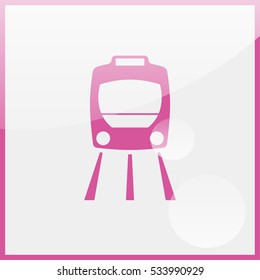 Train icon. Metro symbol.