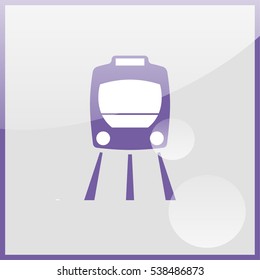 Train icon. Metro symbol.