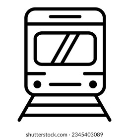 icono del tren en fondo transparente