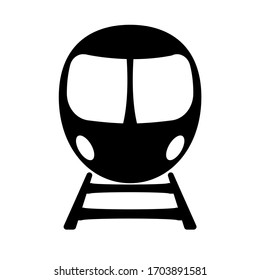 train icon on white background