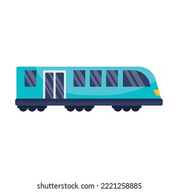 icono del tren en fondo blanco