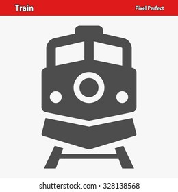 Train Icon. Professional, pixel perfect icon optimized for both large and small resolutions. EPS 8 format.