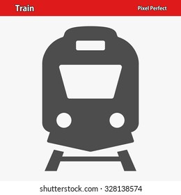 Train Icon. Professional, pixel perfect icon optimized for both large and small resolutions. EPS 8 format.