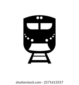 Train icon, Train, railroad , subway flat icon for transportation apps and websites
Vector train icon. Two-tone version on black and white background