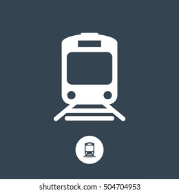 Train icon. Railway Sign. Transport symbol Vector illustration.