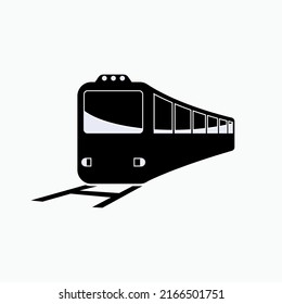 Train Icon. Railway Transportation Symbol - Vector.