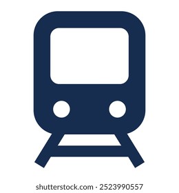 Train icon. train, railway, transportation, transport, travel, locomotive. Vector icon illustration