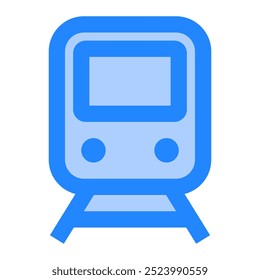 Icono del tren. tren, ferrocarril, transporte, transporte, viaje, locomotora. Ilustración de icono de Vector