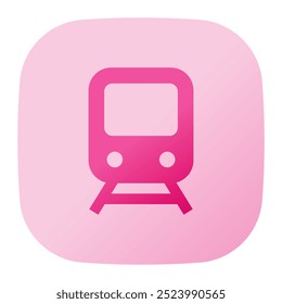 Train icon. train, railway, transportation, transport, travel, locomotive. Vector icon illustration