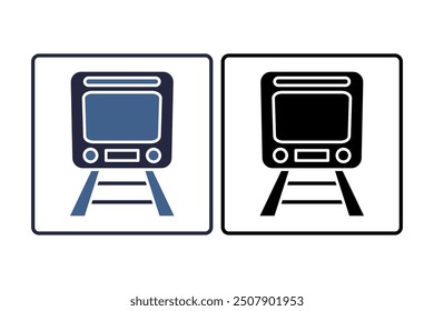 Train icon. icon related to action plan. suitable for web site, app, user interfaces. line icon style