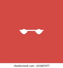 train icon. sign design. red background
