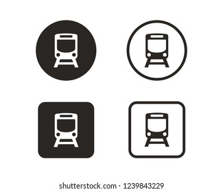Train icon sign symbol