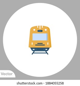 Train icon sign vector,Symbol, logo illustration for web and mobile