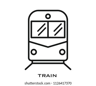 Train icon signs