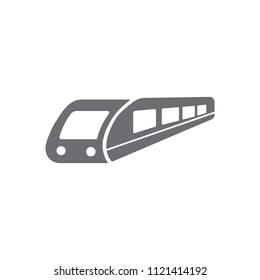 A train icon. Simple element illustration. A train symbol design from Transport collection set. Can be used for web and mobile on white background