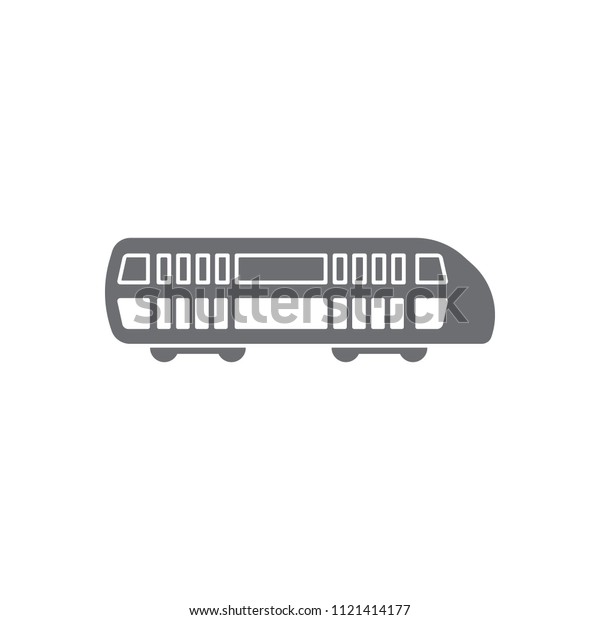 A train icon. Simple element illustration. A\
train symbol design from Transport collection set. Can be used for\
web and mobile on white\
background
