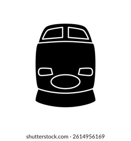 train icon, simple flat style, illustration, logo sign symbol pictogram template, for ui or ux isolated on white for mobile app, editable