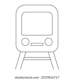 train icon simple illustration design