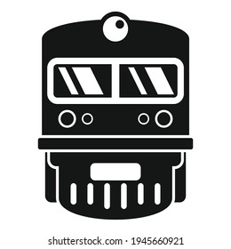 Train icon. Simple illustration of Train vector icon for web design isolated on white background