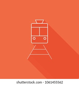 Train Icon, stock vector illustration, EPS10.