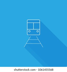 Train Icon, stock vector illustration, EPS10.